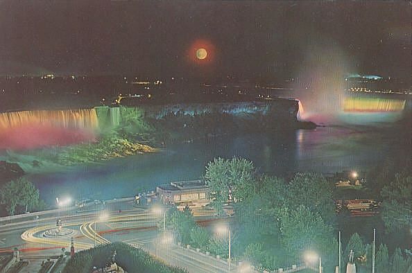 #9: niagara falls at night