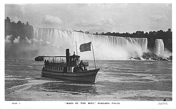 #001 an early maid of the mist steamer, coming...