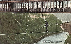#011 calverley walks tightrope over niagara gorge