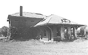 #001 railroad station, early 1982