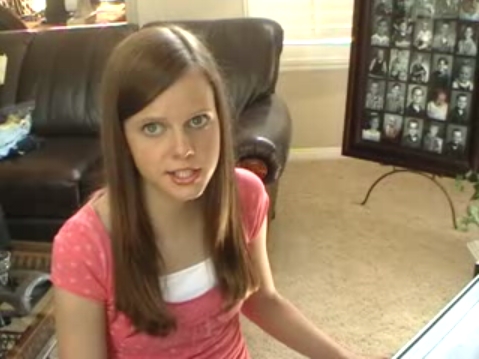 tiffany alvord in her jul 15, 2008 video, performing her original song ~My Dream~